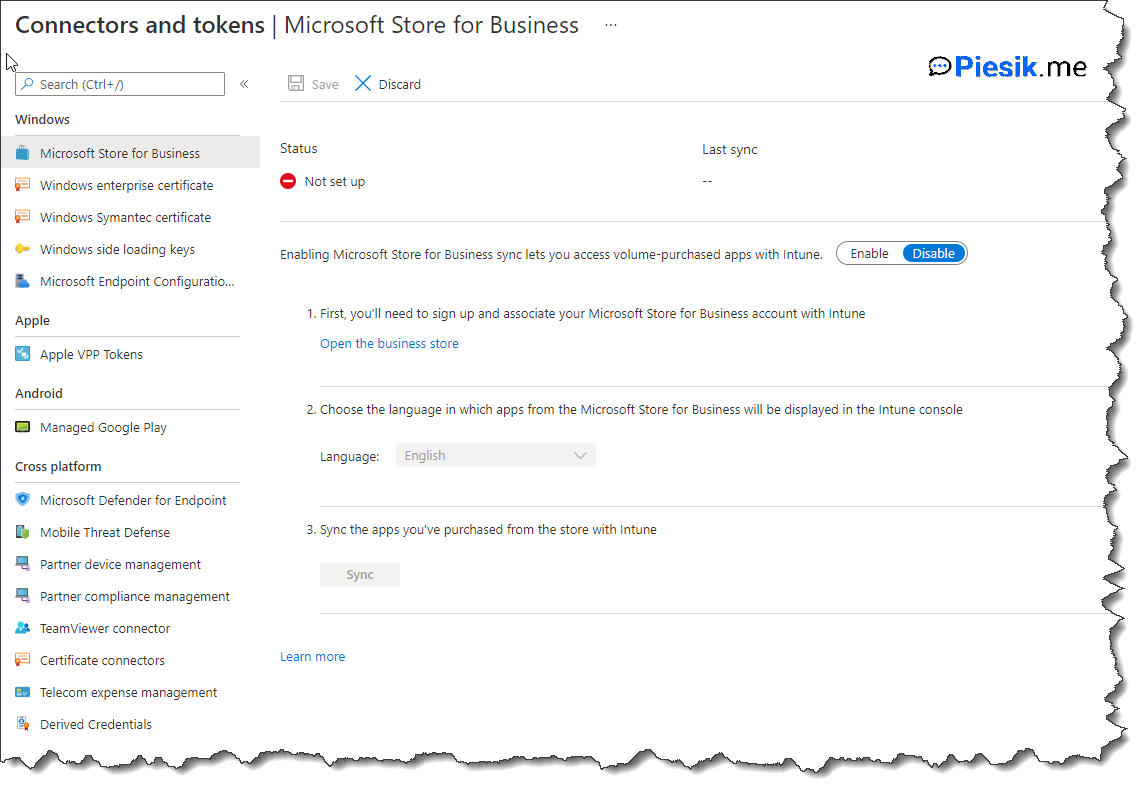 Use Microsoft Store for Business with MEM!