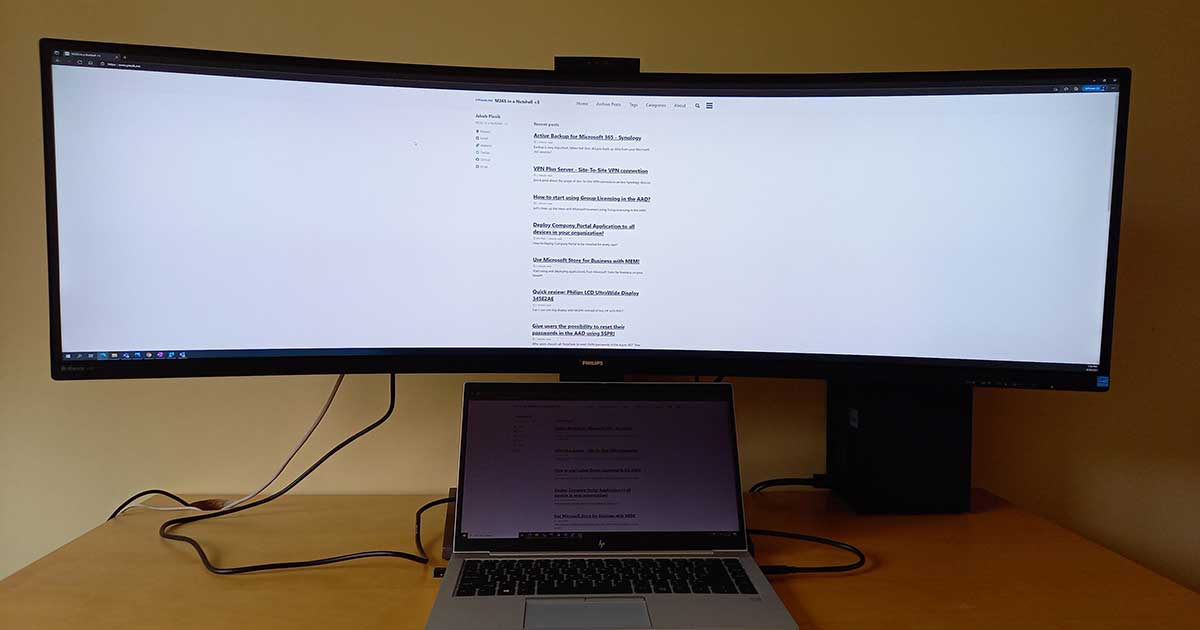 Quick review: Philips 499P9 - is 5K resolution enough to work?