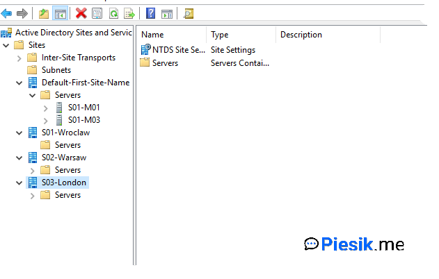 "[PL] Active Directory Sites and Services"