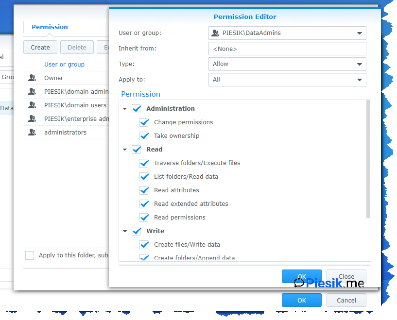 "[PL] HomeDrives na Synology Directory Services"