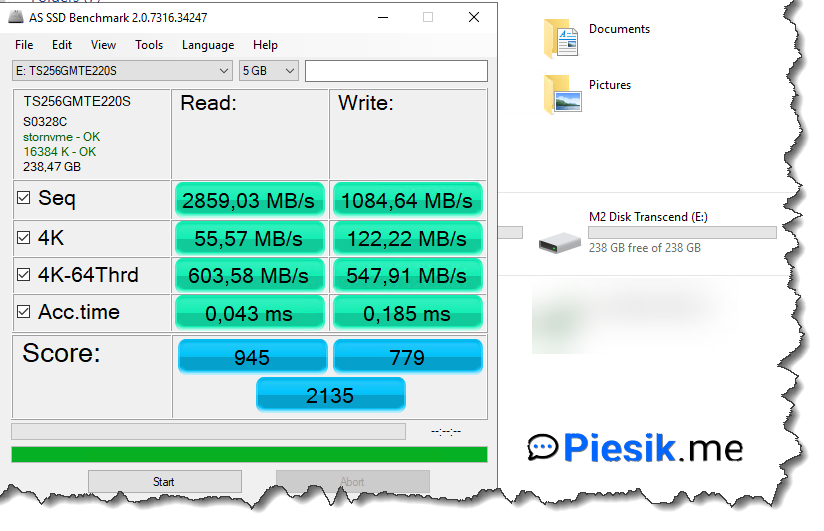 Szybka recenzja dysku SSD: Transcend 220S - 256GB
